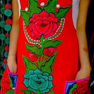 Kitchen embroidered apron